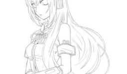美少女漫画简笔画,美少女漫画简笔画赏析